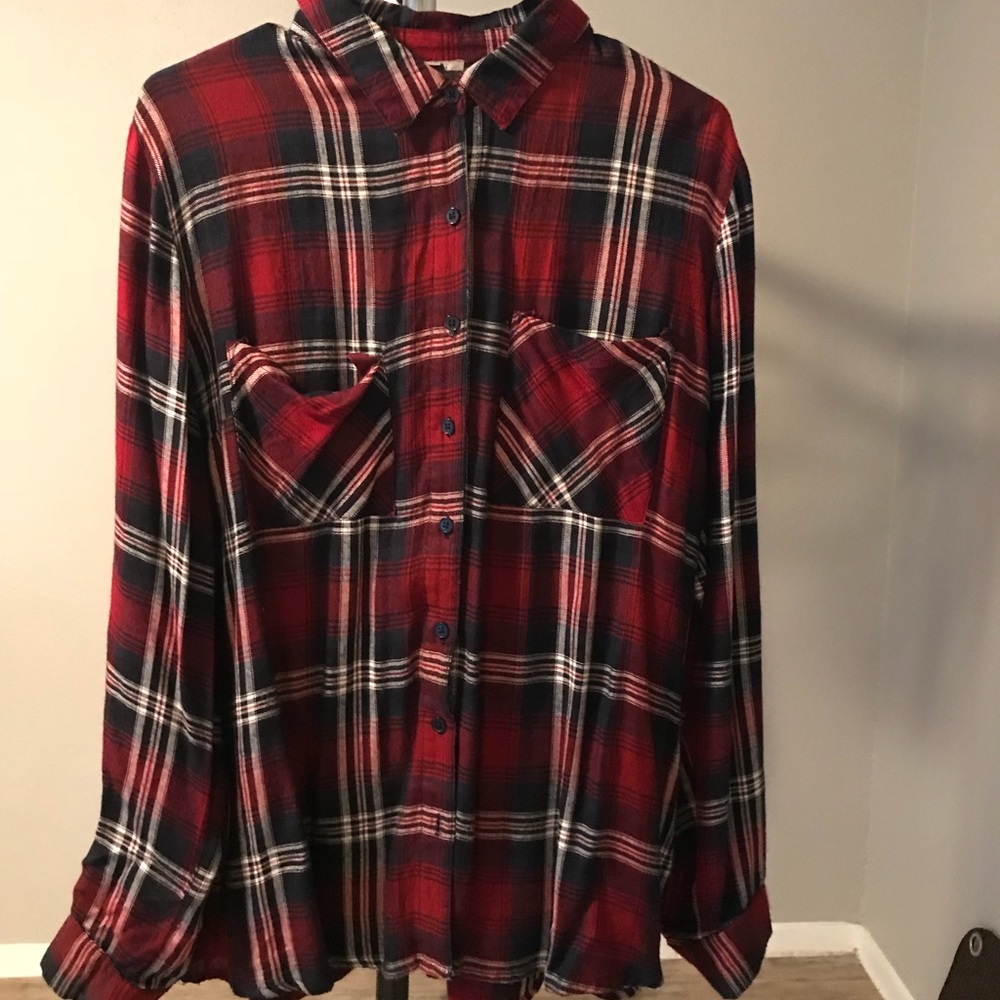 Plaid Shirt Charlotte Russe